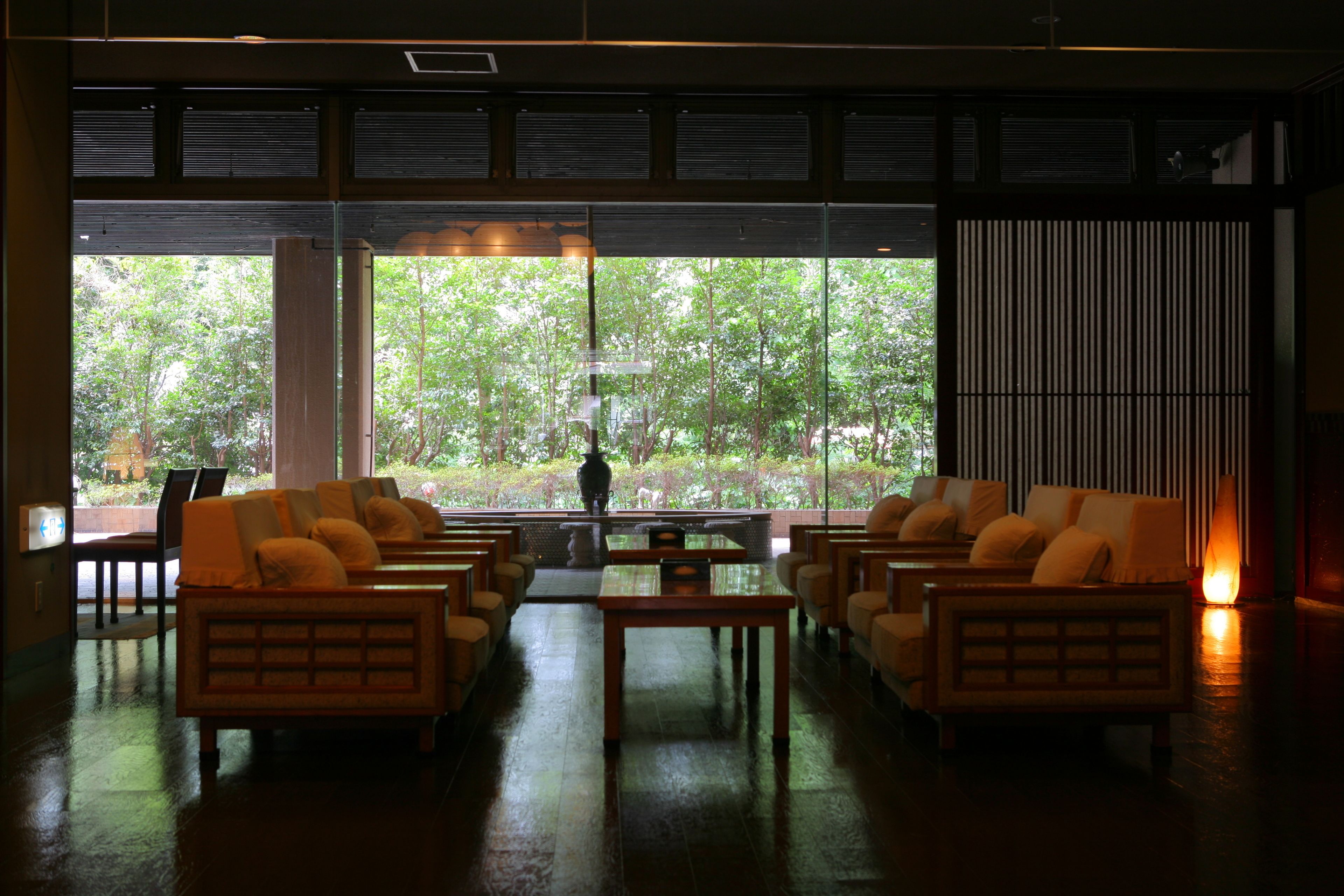 Sala de estar en el lobby