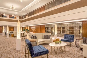 Sitteområde i lobbyen