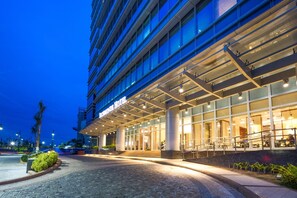 Overnatningsstedets facade