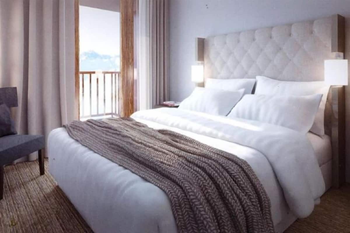 1 bedroom, soundproofing, free cots/infant beds, free WiFi