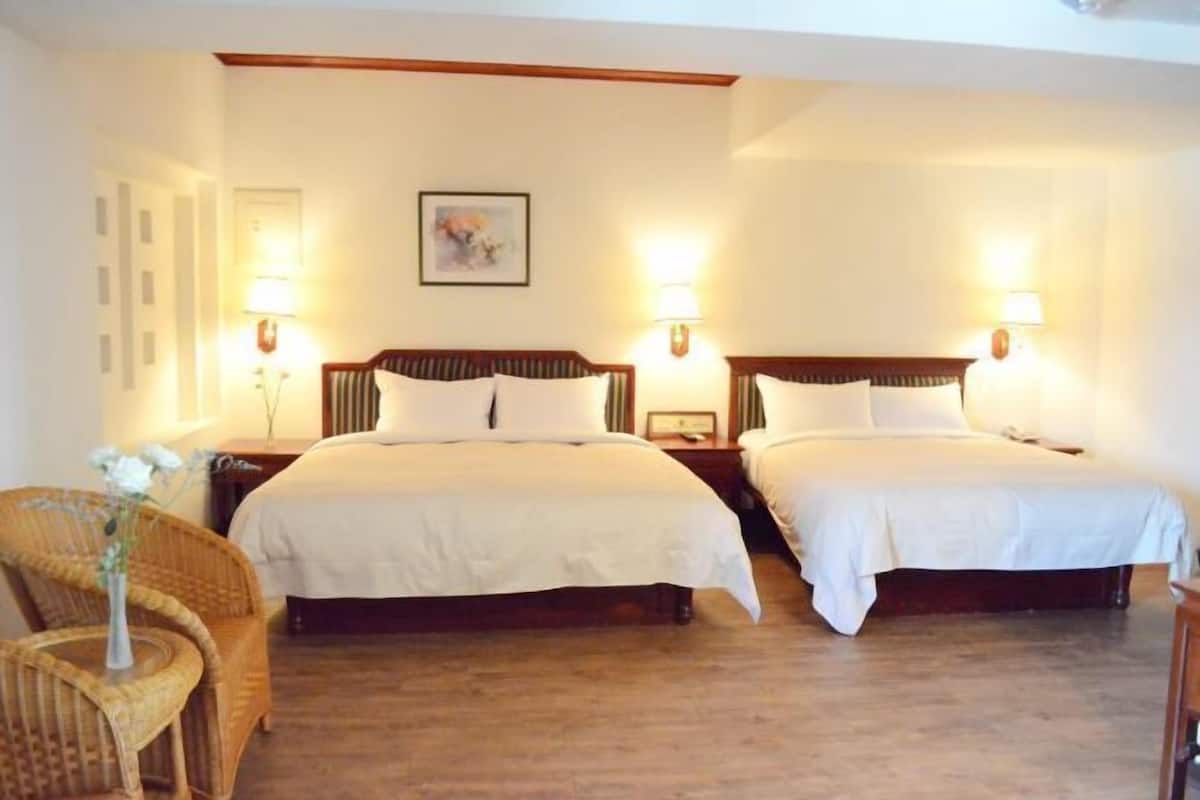 Een bureau, een strijkplank/strijkijzer, gratis babybedden, gratis wifi