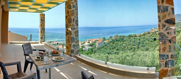 Vue depuis le balcon