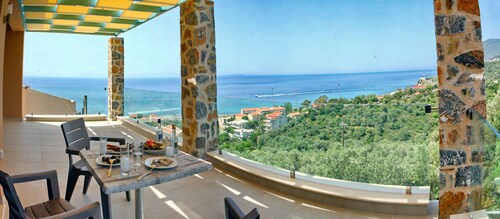  Ouzo Panoramic Houses 1, with private pool