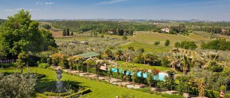 Blick von der Unterkunft