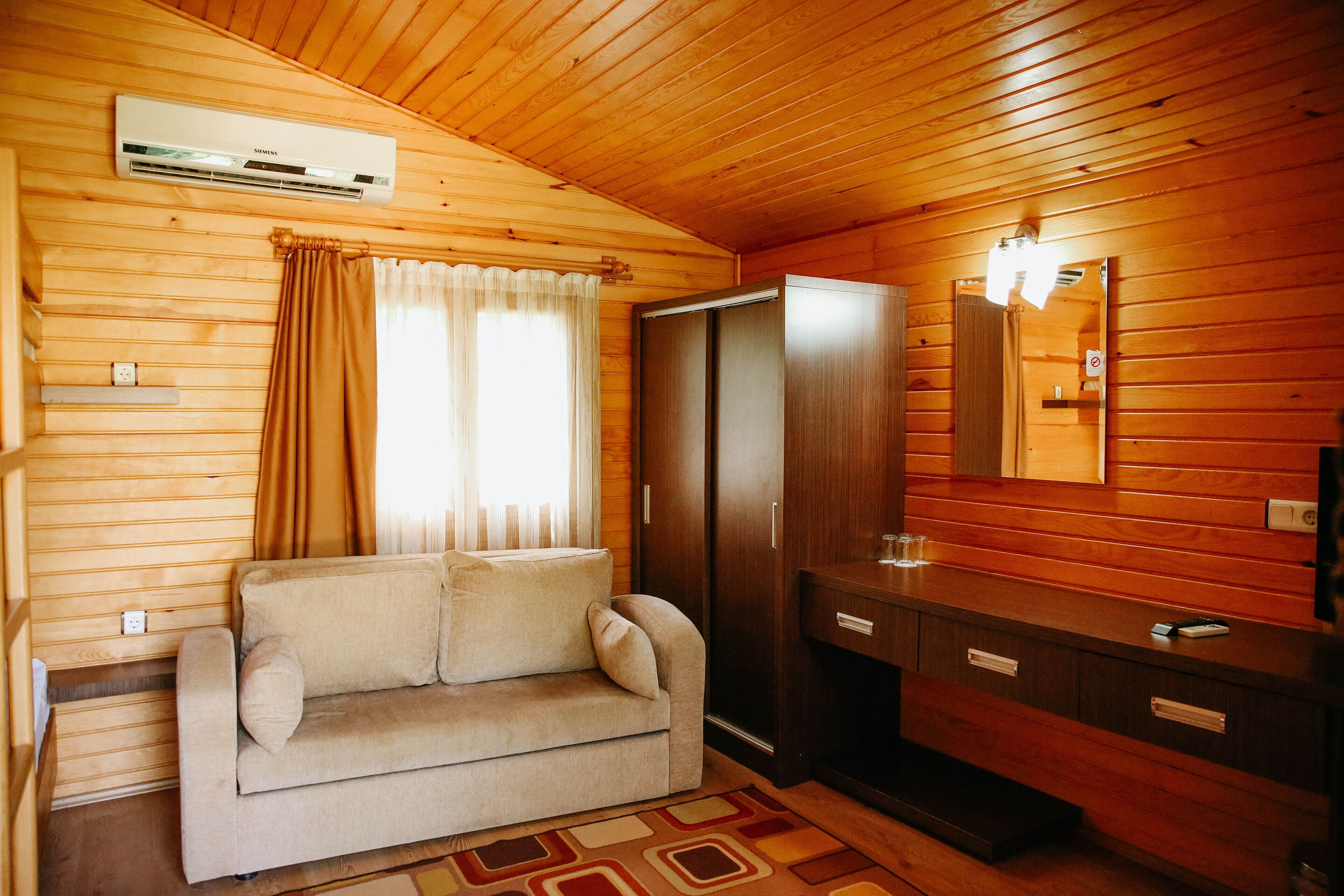 bungalow | living area | tv