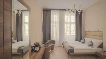 Couette en duvet d'oie, minibar, coffres-forts dans les chambres, bureau