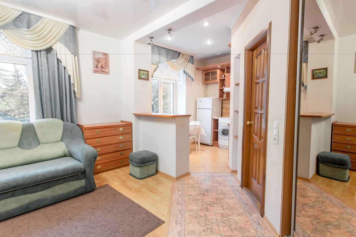Luxury Apartment, 1 Bedroom, Beachfront | Living area