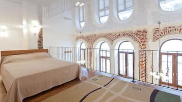 Superior Apartment | Living room | 42-inch LCD TV with cable channels, TV, first-run movies