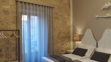 Twin Room, City View | Premium bedding, minibar, in-room safe, desk