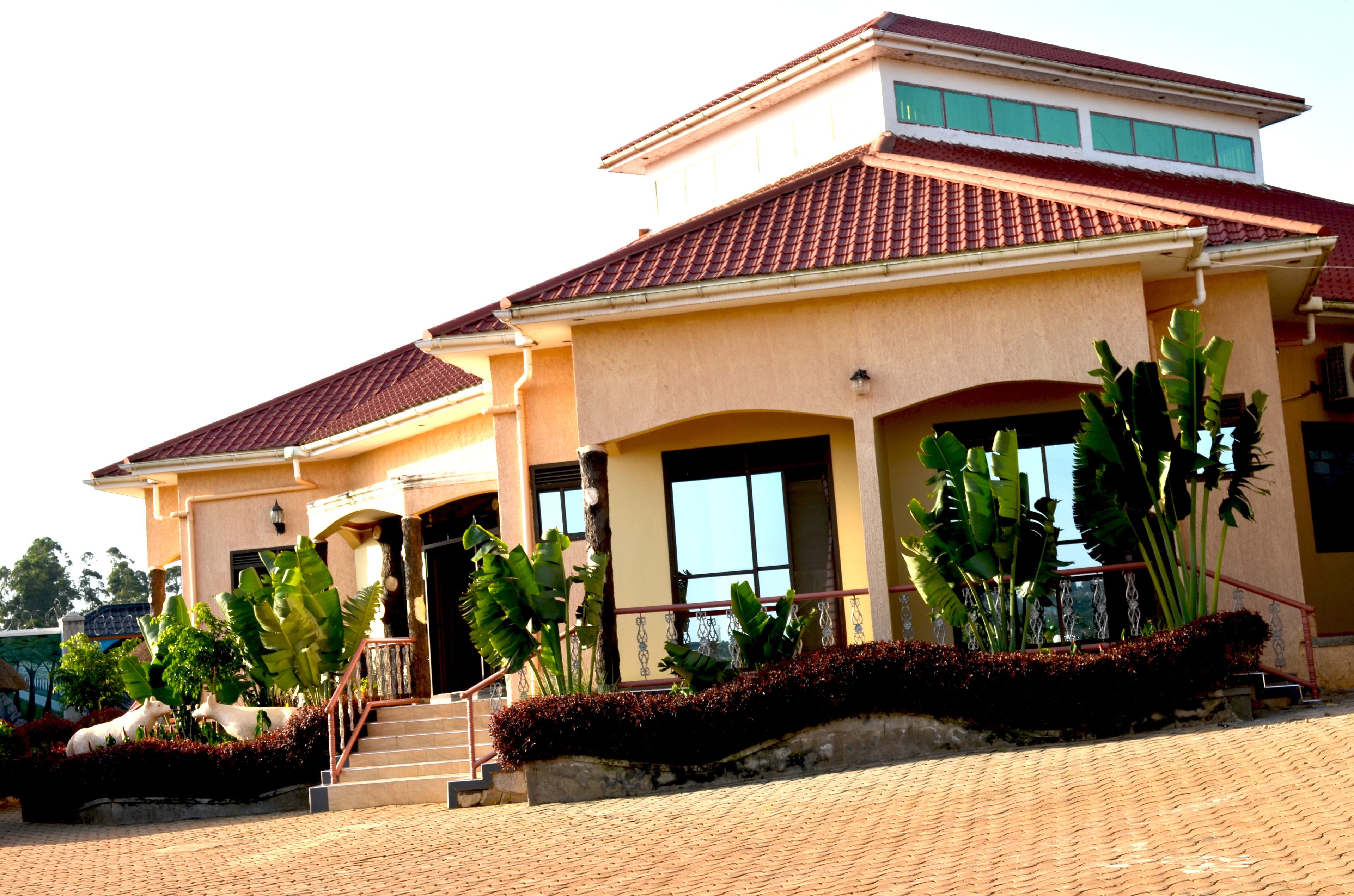 Overnatningsstedets facade