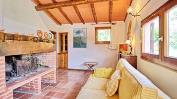 Panoramic Apartment, 1 Bedroom (Montescalari 2) | Living area | Flat-screen TV