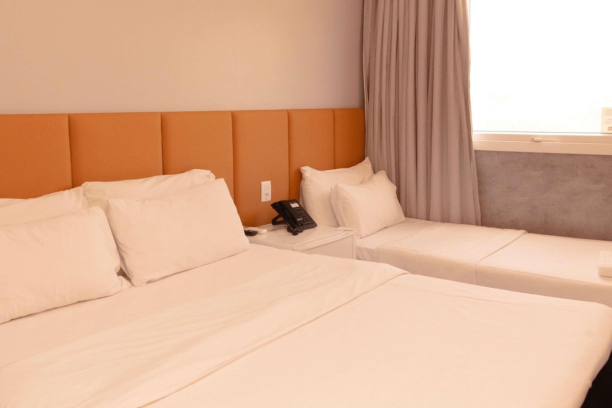 Hypo-allergenic bedding, pillow-top beds, minibar, in-room safe