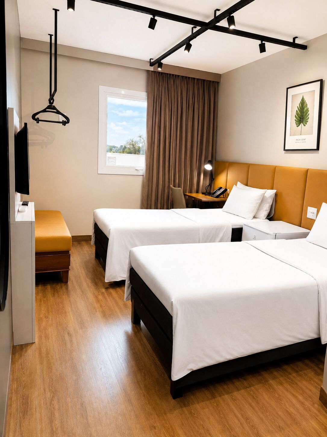 Camera Standard con 2 letti singoli, 2 letti singoli | Biancheria da letto ipoallergenica, materassi a doppio strato, minibar