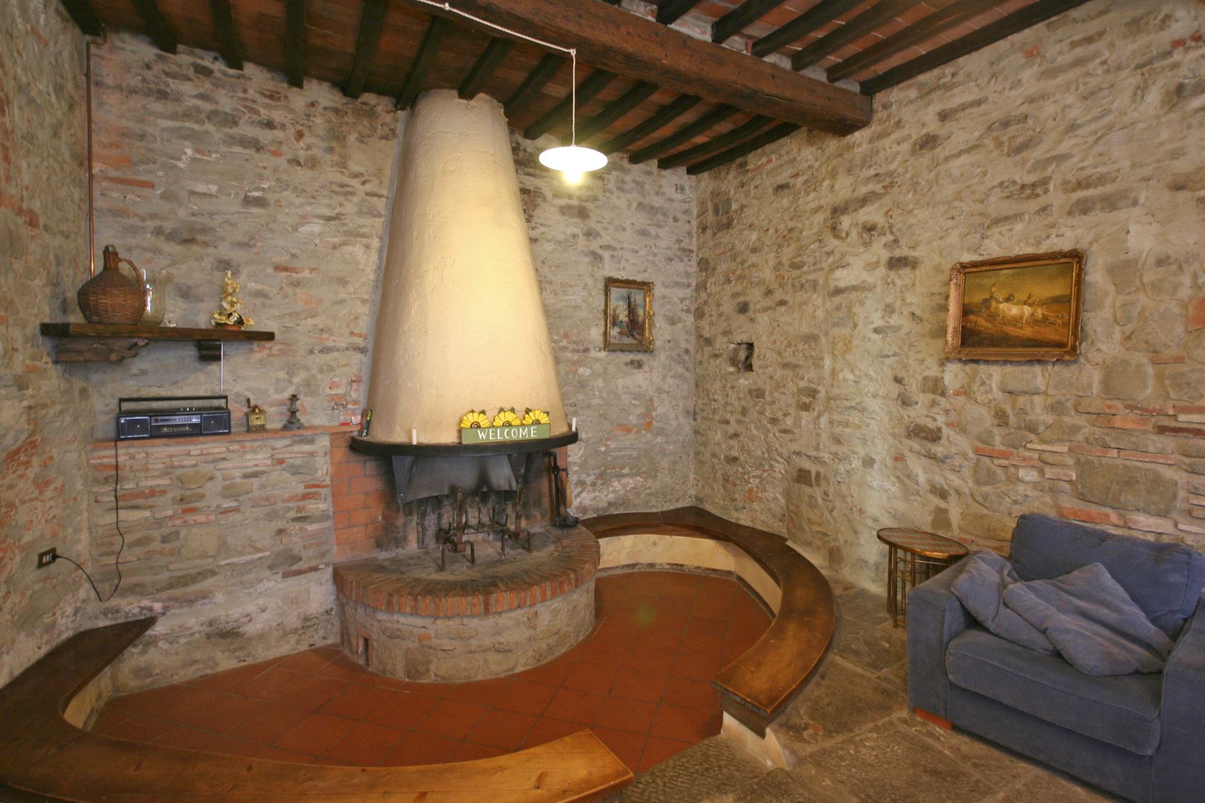 Panoramic-Villa, Mehrere Schlafzimmer (Villa Capolona) | Zimmerausstattung