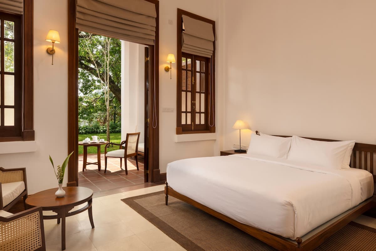Tropical Garden Studio | 1 bedroom, Egyptian cotton sheets, premium bedding, memory-foam beds