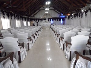 Innenbereich für Hochzeiten