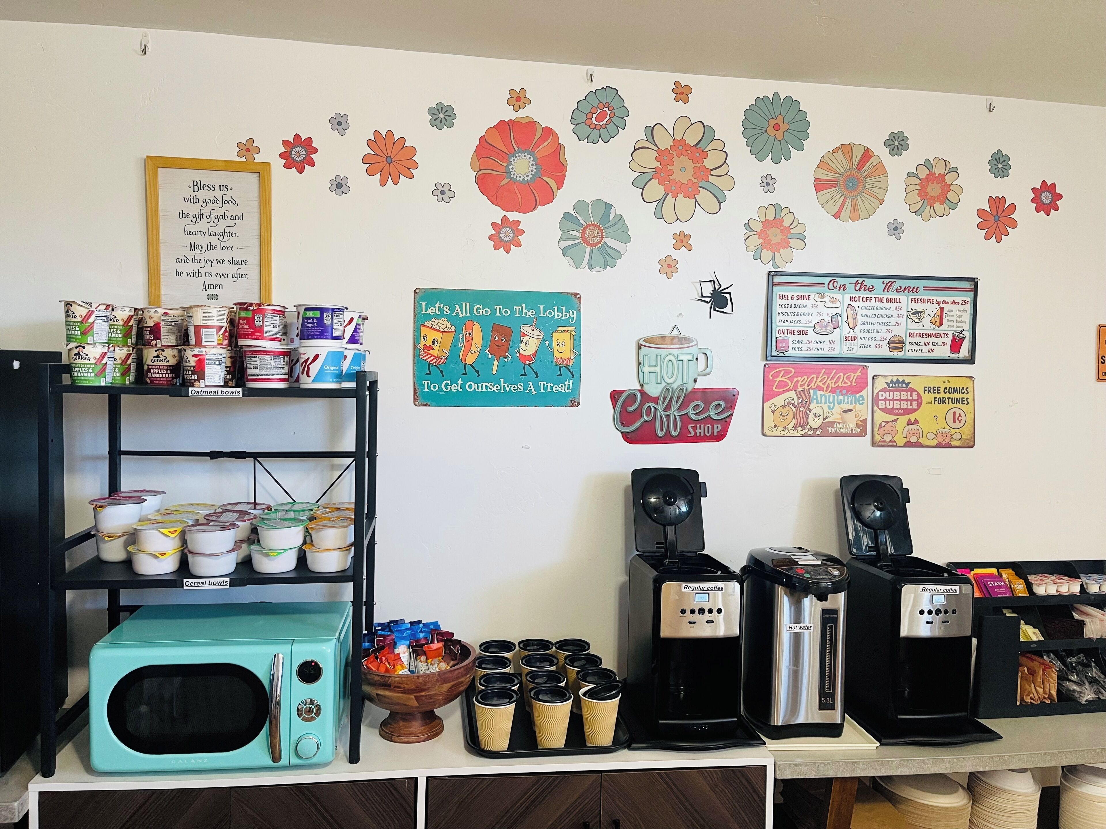 Café da manhã continental grátis todos os dias