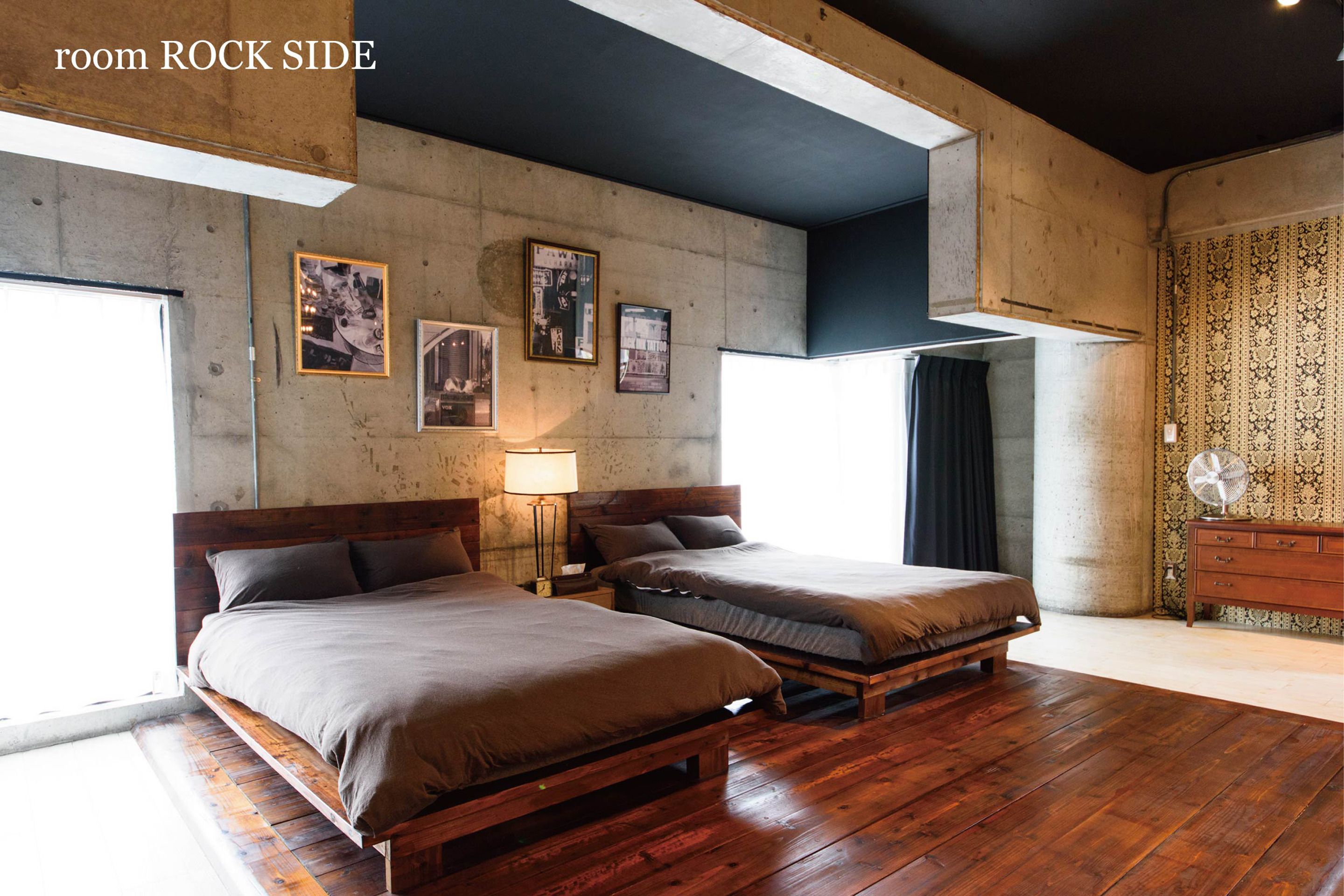 Deluxe-Apartment (Rock Side) | Daunenbettdecken, individuell dekoriert, individuell eingerichtet