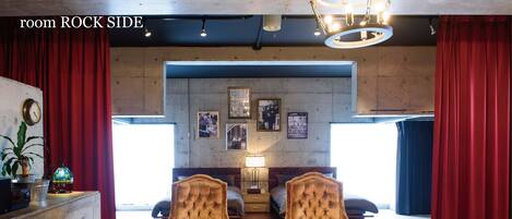 豪華公寓 (Rock Side) | 客廳 | 30 吋平面電視連衛星電視頻道、電視、DVD 播放機