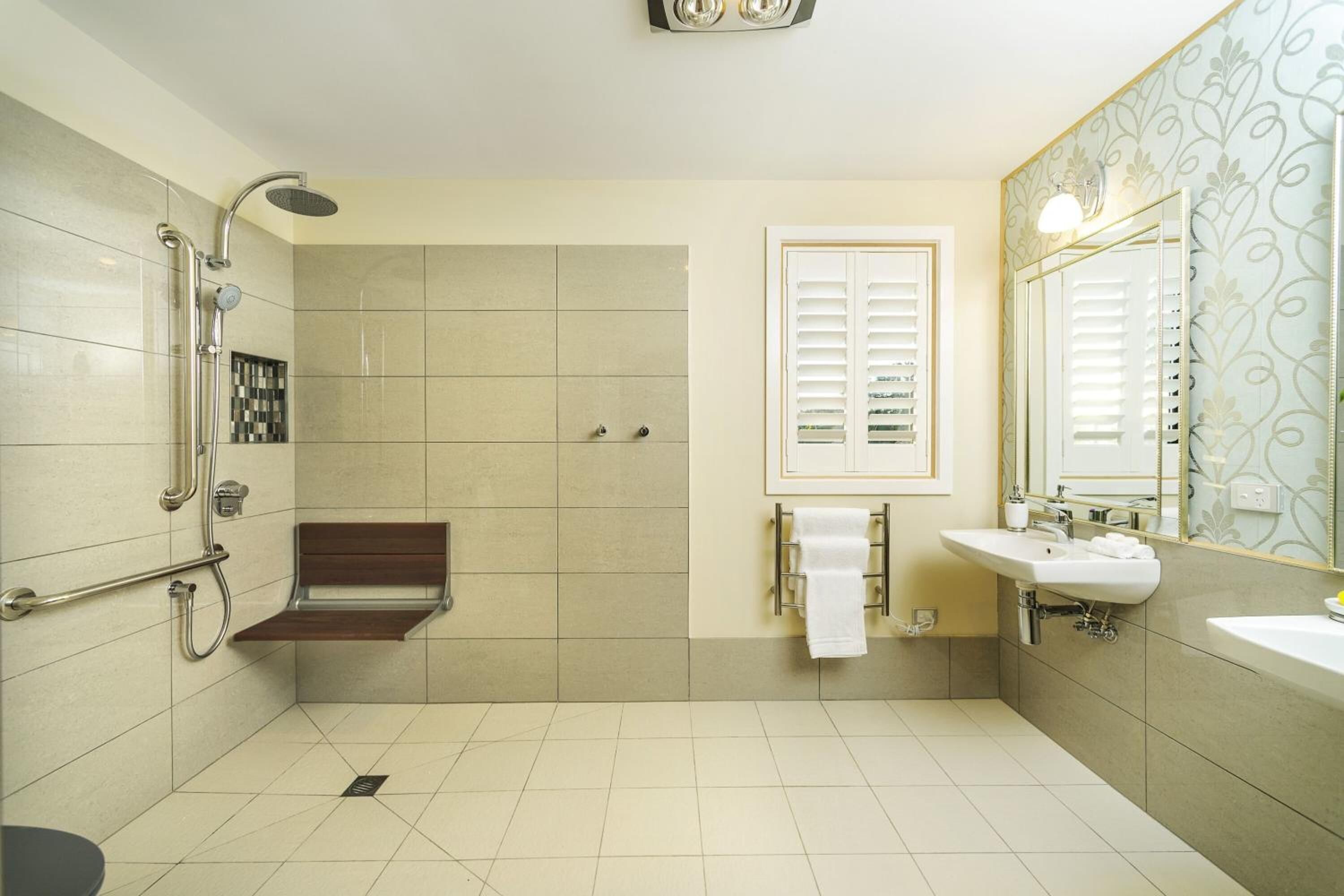 free toiletries, hair dryer, dressing gowns, towels