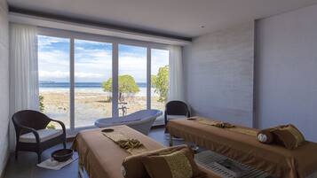 Lichaamsbehandelingen, aromatherapie, hotstone-massages, body scrubs