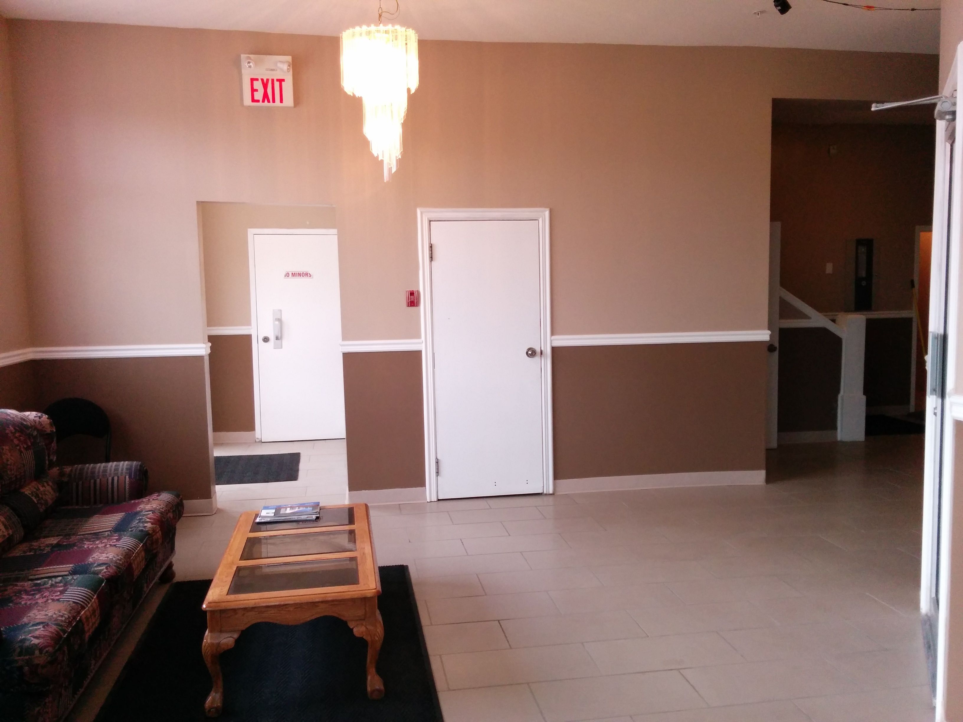 Sala de estar en el lobby