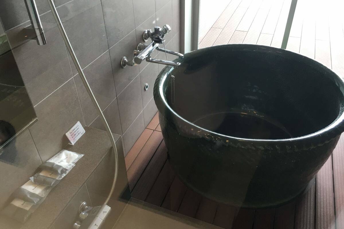 free toiletries, hair dryer, slippers, towels