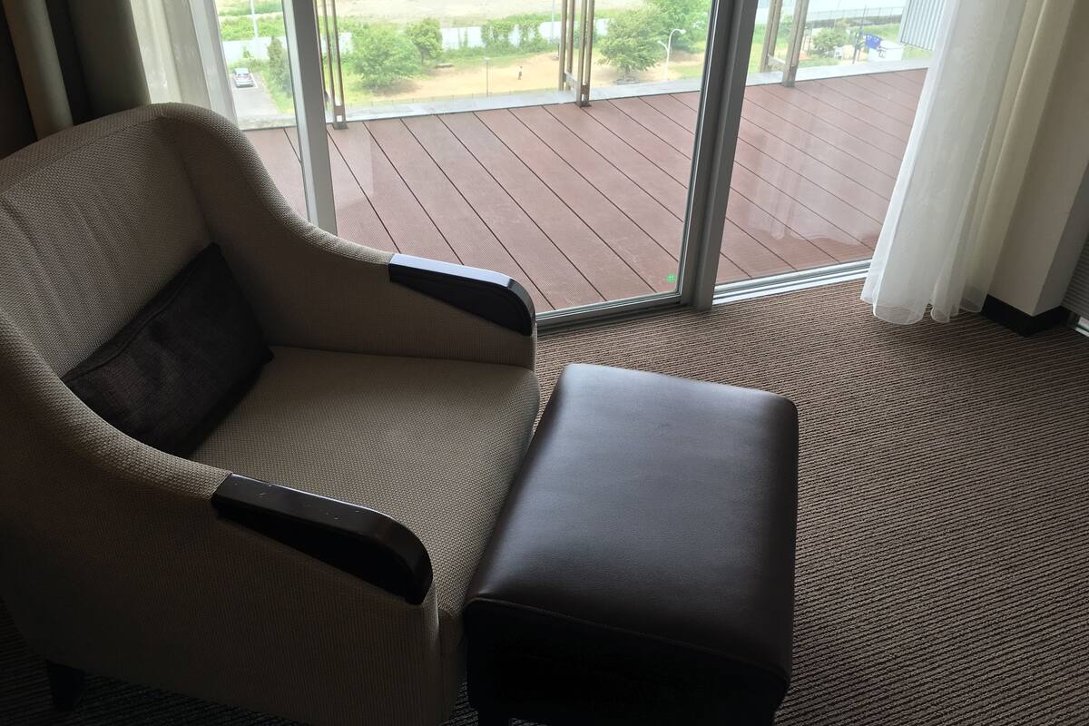 western style room with view bath, non smoking | terrace/patio