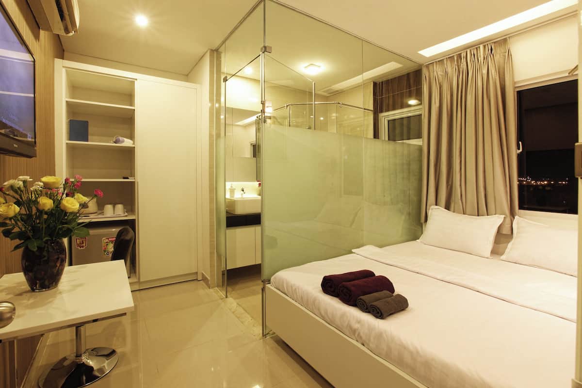 標準雙人房 | 書桌、免費無線上網、床單