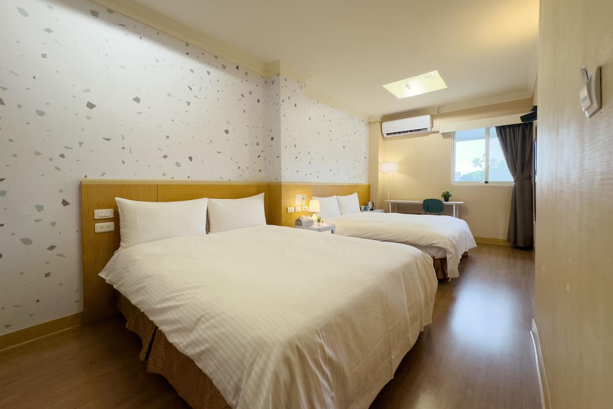 Superior Quadruple Room, 2 Double Beds | Down comforters, soundproofing, free WiFi, bed sheets
