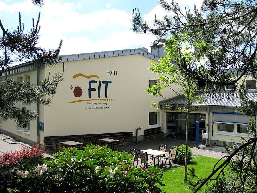 Voorkant van accommodatie