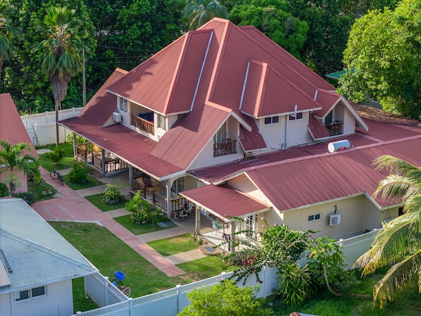 Voorkant van accommodatie