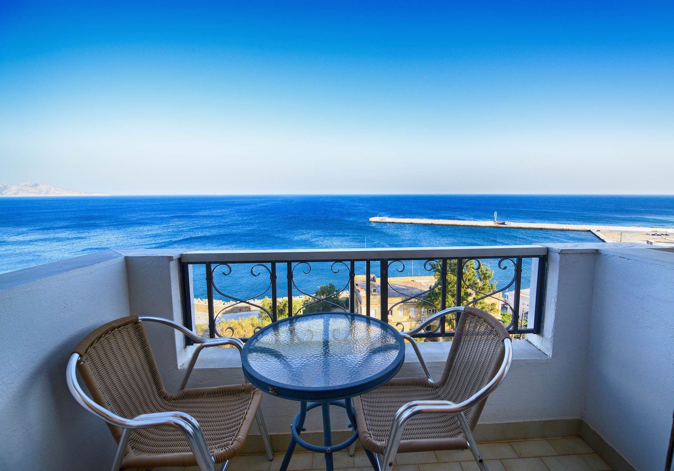 Basic Double Room, Sea View | Balcony