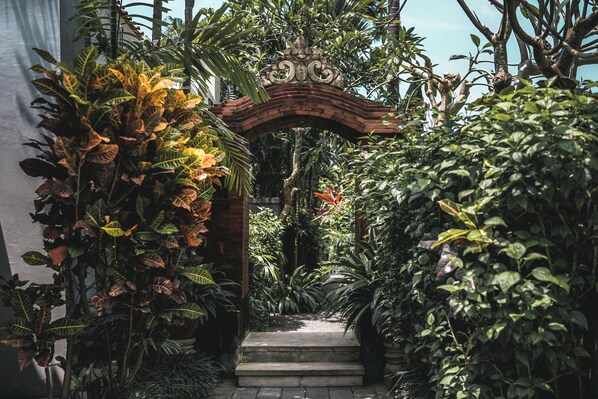 Entrada de la propiedad