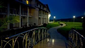 Front of property – evening/night