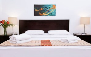 Apartment, 2 Bedrooms | 1 bedroom, premium bedding, in-room safe, iron/ironing board - Barakat Hotel Apartments (Amman)