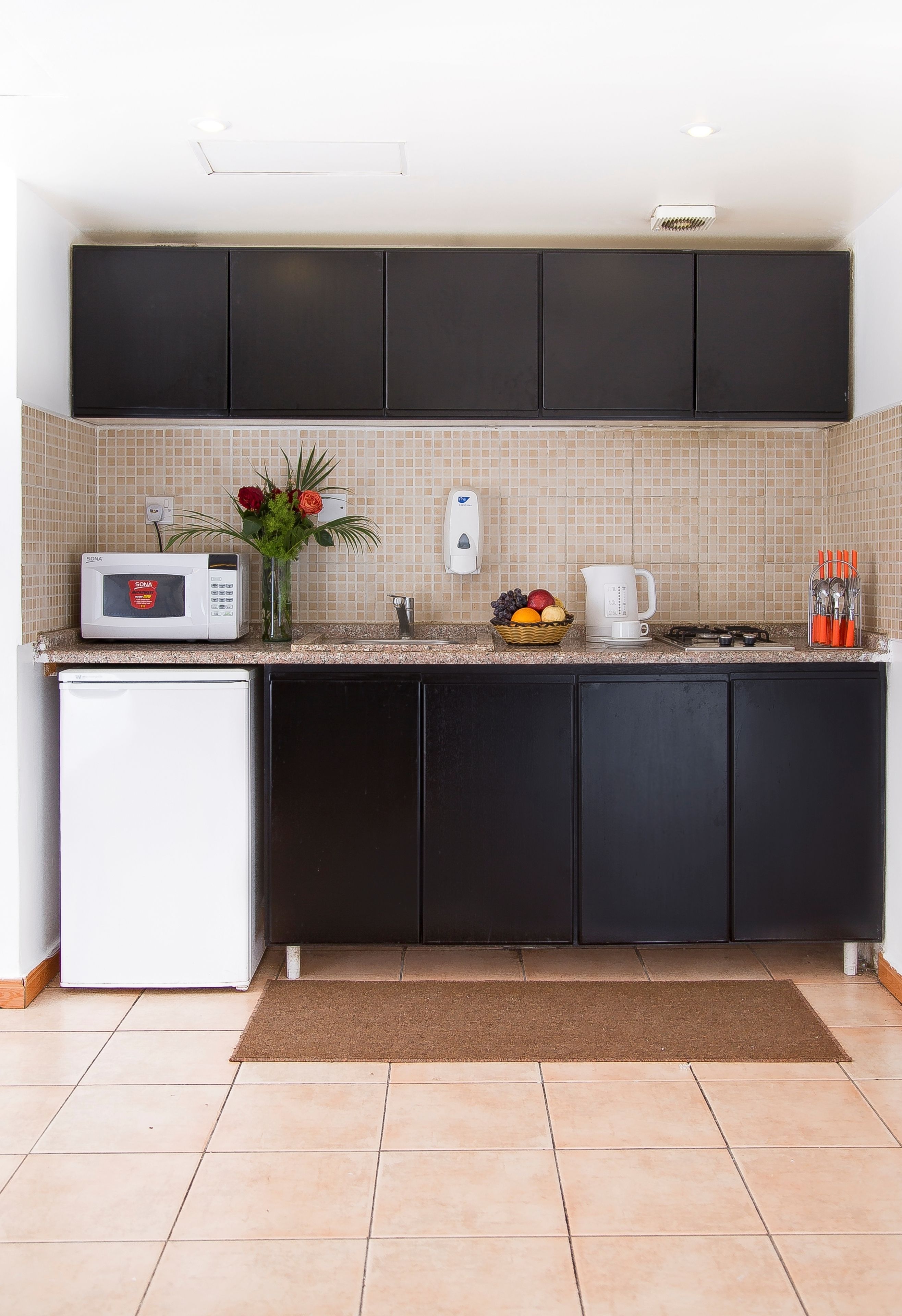 Departamento, 1 habitación | Cocineta privada | Refrigerador, microondas, parrilla de estufa y cafetera y tetera 