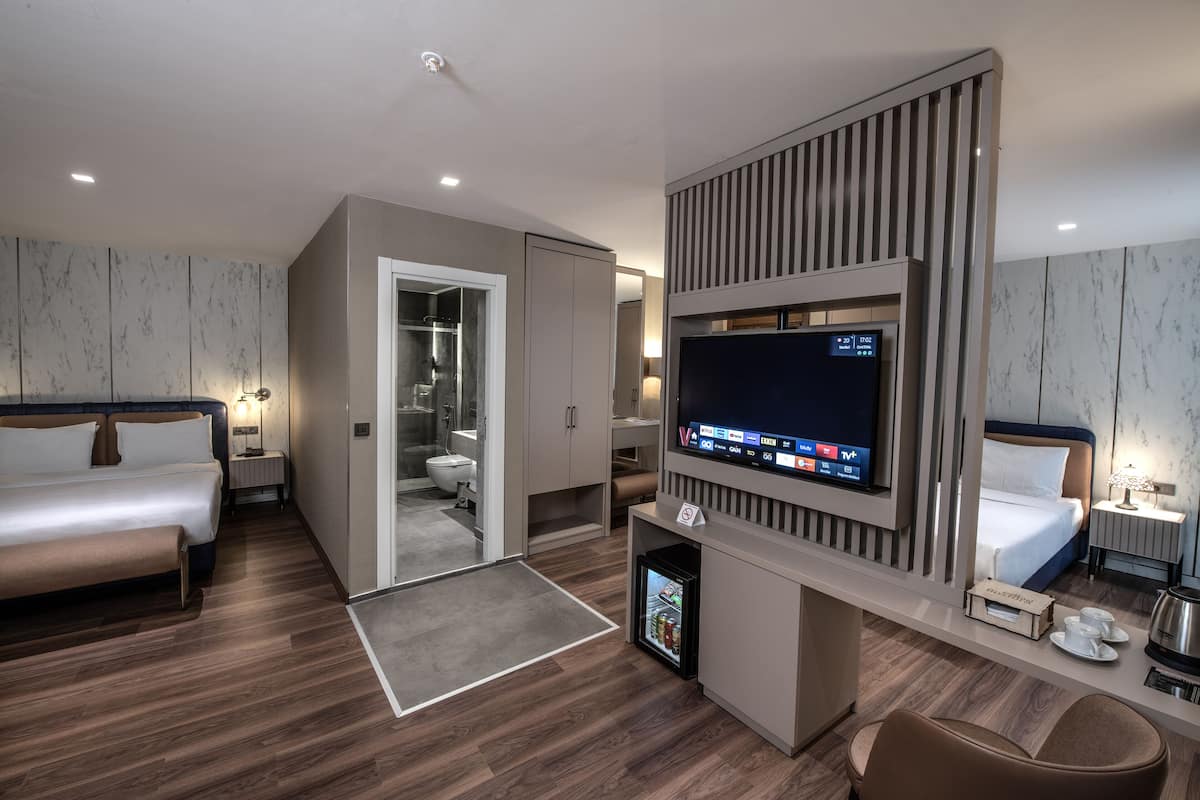 1 camera, biancheria da letto di alta qualità, minibar