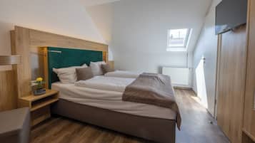 Comfort-Doppelzimmer | Zimmersafe, Schreibtisch, Bügeleisen/Bügelbrett, kostenloses WLAN