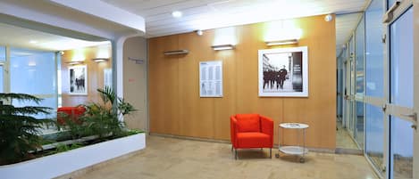 Interior entrance