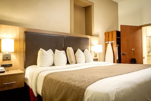 Quarto luxo, 1 cama King, acessível | Roupas de cama de algodão egípcio, roupas de cama premium