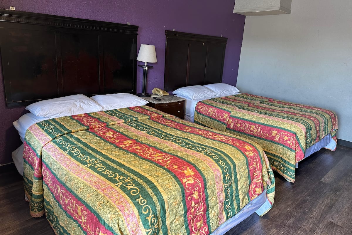 Room, 2 Double Beds, Smoking | Desk, free WiFi, bed sheets