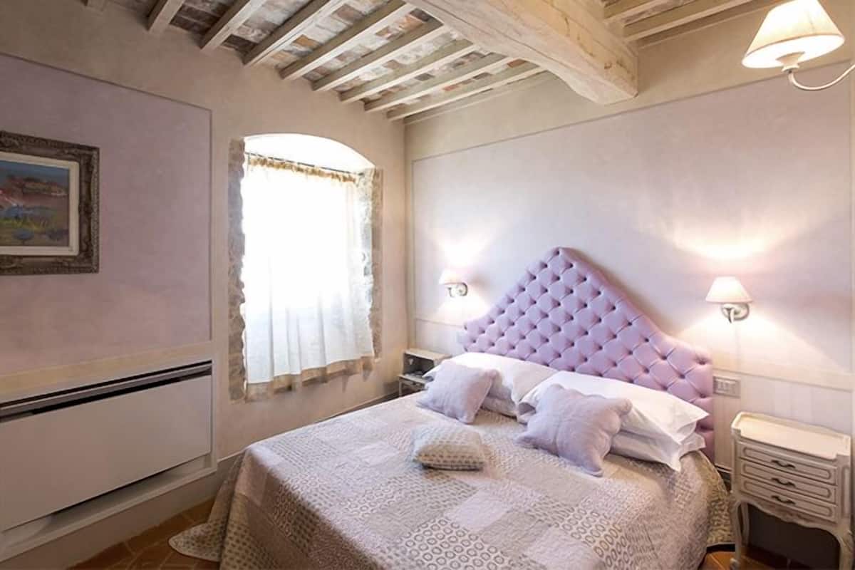 Chambre Deluxe double, vue sur le lac | Draps en coton égyptien, literie de qualité, couette en duvet