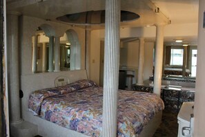 Chambre Romantique, 1 très grand lit, bain à remous