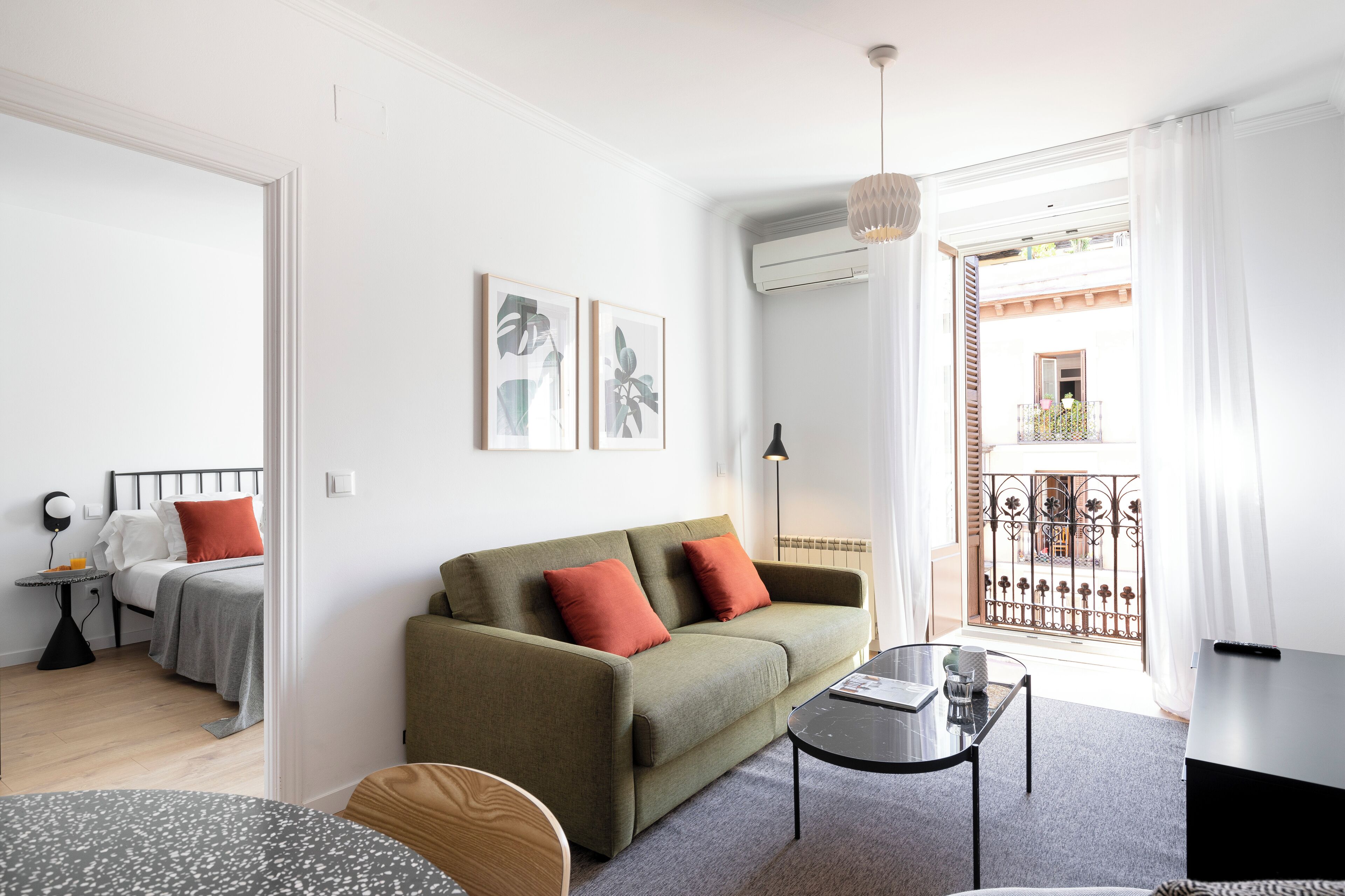 Apartment, 1 Bedroom, Balcony | Living area | 37-inch flat-screen TV with satellite channels, TV