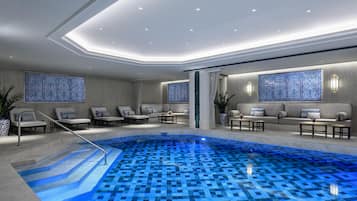 Indoor pool, outdoor pool