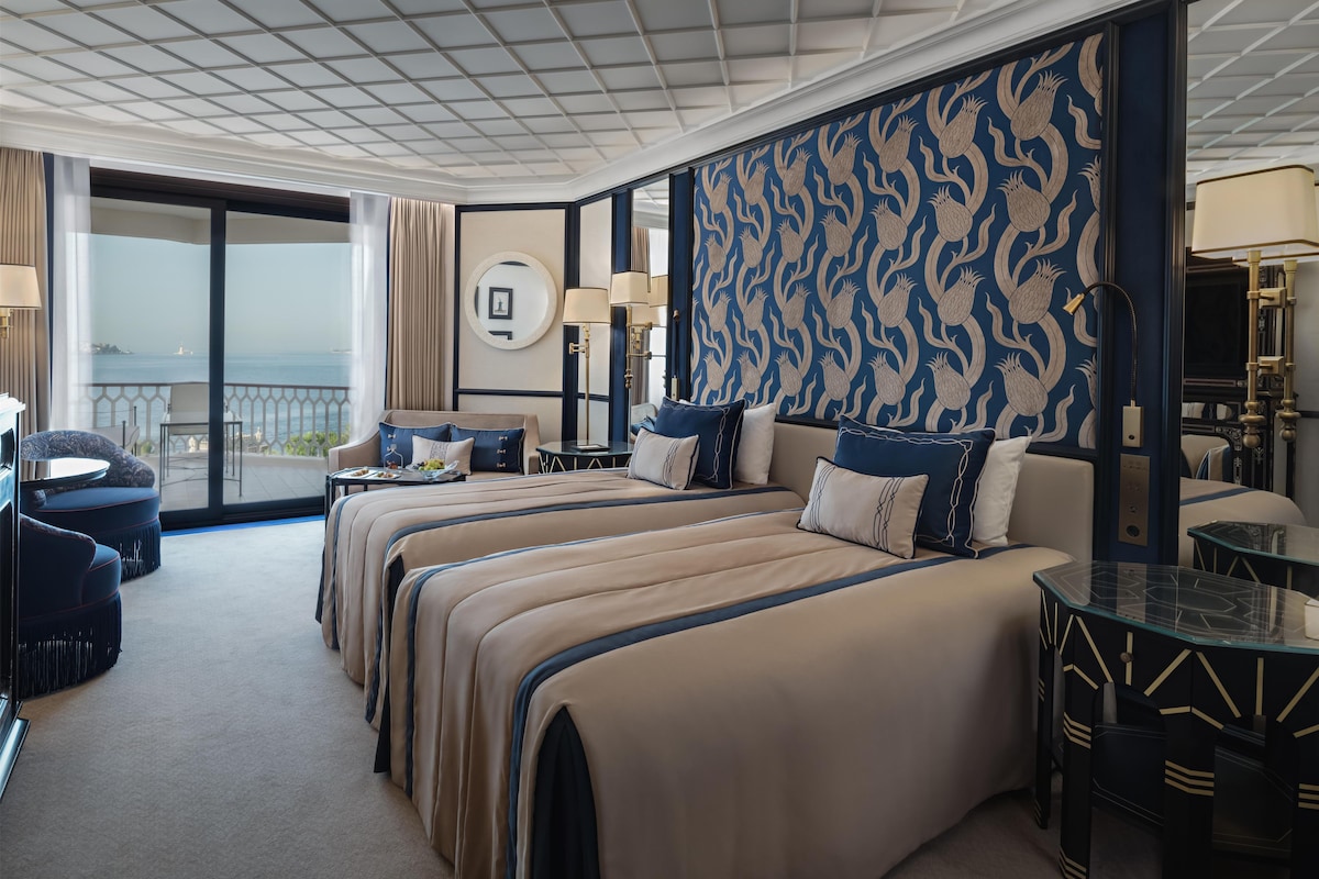Ciragan Bosphorus View Twin Room | Egyptian cotton sheets, premium bedding, down comforters, minibar