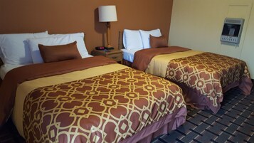 Ropa de cama de alta calidad, escritorio y sistema de insonorización 