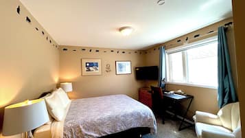 Chambre Deluxe, 1 grand lit | Draps en coton égyptien, literie de qualité, couette en duvet