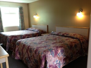 Economy Room, 2 Queen Beds | Free WiFi, bed sheets - Rider's Inn (Kamloops)